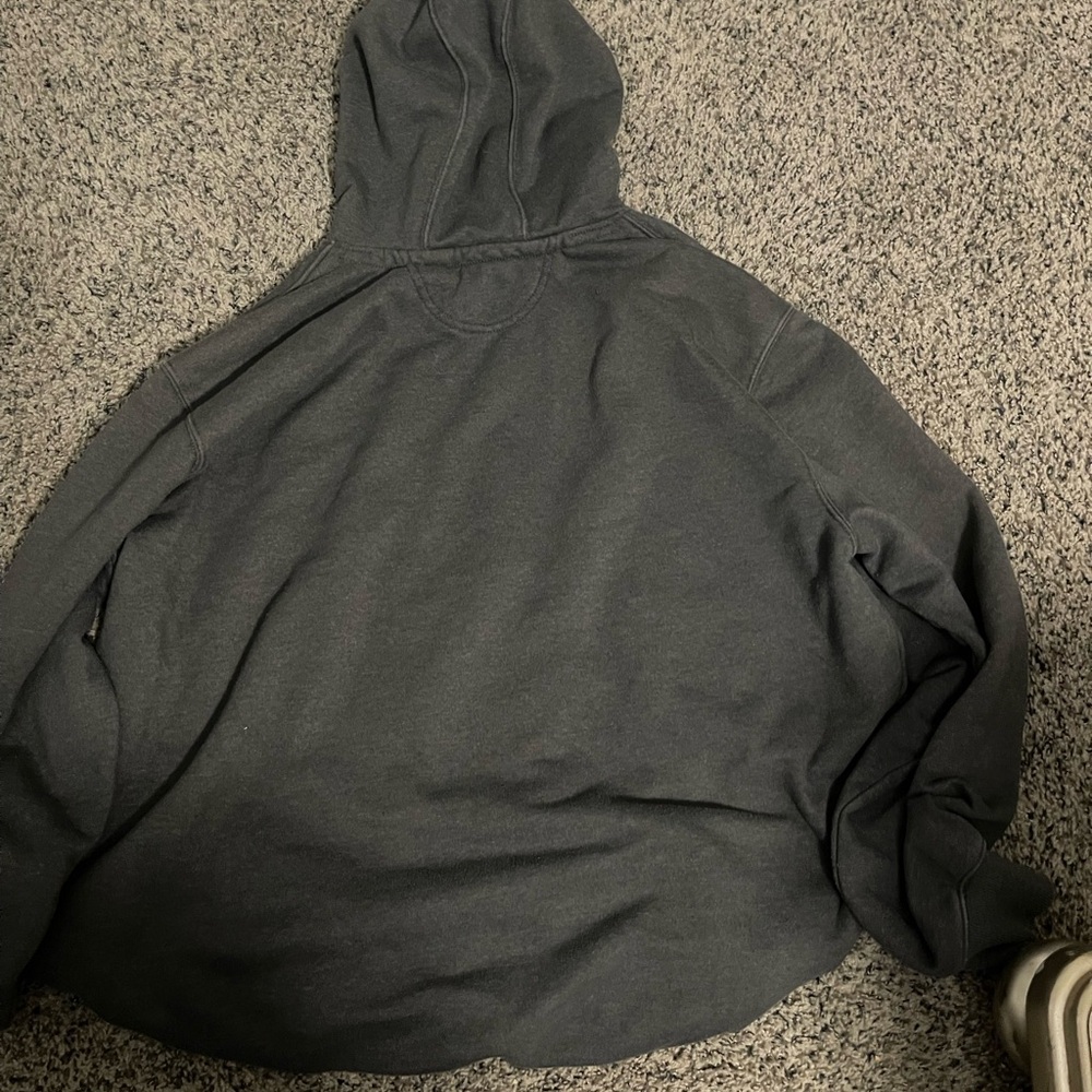Carhartt Dark Gray Hooded Sweatshirt - Picture 4 of 4